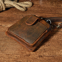 Leather Mens Belt Pouch Waist Bag BELT BAG Shoulder Bag For Men