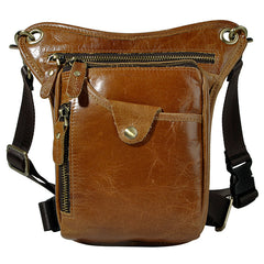 Leather Mens Belt Pouch Phone Waist Bag BELT BAG Shoulder Bag For Men