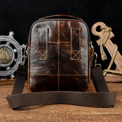 Small Mens Leather Belt Pouch Waist Bag BELT BAG Shoulder Bag For Men