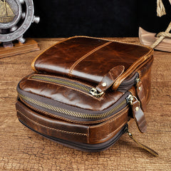 Small Mens Leather Belt Pouch Waist Bag BELT BAG Shoulder Bag For Men