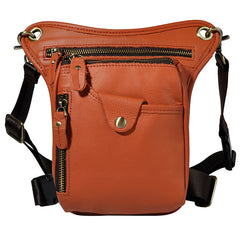 Leather Mens Belt Pouch Phone Waist Bag BELT BAG Shoulder Bag For Men