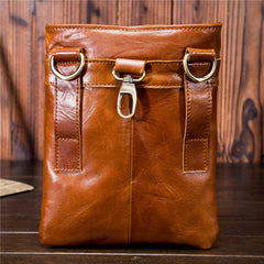 Mens Leather Belt Pouch Shoulder Bag Waist Bag BELT BAG For Men