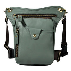 Leather Mens Belt Pouch Phone Waist Bag BELT BAG Shoulder Bag For Men