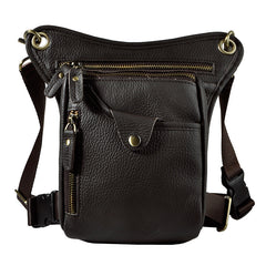 Leather Mens Belt Pouch Phone Waist Bag BELT BAG Shoulder Bag For Men