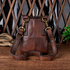 Leather Mens Belt Pouch Waist Bag BELT BAG Shoulder Bag For Men
