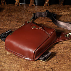 Leather Mens Belt Pouch Phone Waist Bag BELT BAG Shoulder Bag For Men