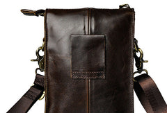 Mens Small Leather Belt Pouch Waist Bag BELT BAG Shoulder Bag For Men