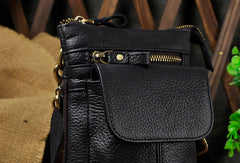 Small Leather Mens Belt Pouch Waist Bag Shoulder Bag BELT BAG For Men