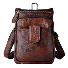 Leather Mens Belt Pouch Waist Bag BELT BAG Shoulder Bag For Men
