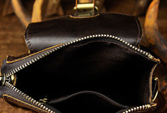 Mens Small Leather Belt Pouch Waist Bag BELT BAG Shoulder Bag For Men