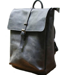 Leather Coffee Mens Backpack Cool Travel Backpacks Laptop Backpack for men