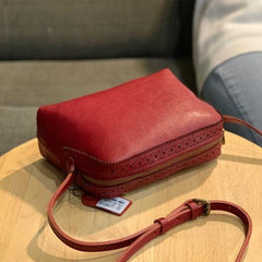 Green Womens Leather Small Green Crossbody Purse Small Satchel Purse Zip Shoulder Bag for Ladies