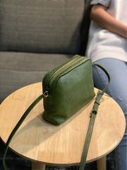 Brown Vintage Womens Leather Shoulder Bag Crossbody Bag Side Bag Purse for Ladies