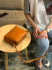 Brown Vintage Womens Leather Shoulder Bag Crossbody Bag Side Bag Purse for Ladies