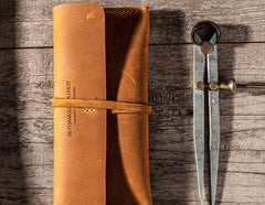 Vintage Leather Long Wallets for men Slim Bifold Men Long Wallet