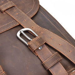 Leather Men Large Briefcase Handbag Travel Bag Messenger Bag For Men