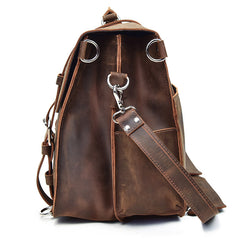 Leather Men Large Briefcase Handbag Travel Bag Messenger Bag For Men