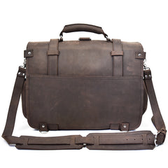 Leather Men Large Briefcase Handbag Travel Bag Messenger Bag For Men