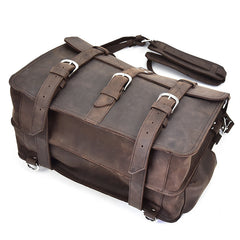 Leather Men Large Briefcase Handbag Travel Bag Messenger Bag For Men