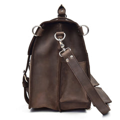 Leather Men Large Briefcase Handbag Travel Bag Messenger Bag For Men