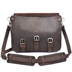 Leather Men Large Briefcase Handbag Travel Bag Messenger Bag For Men