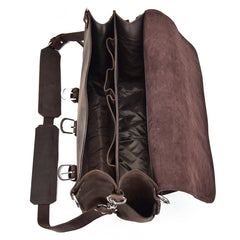Leather Men Large Briefcase Handbag Travel Bag Messenger Bag For Men