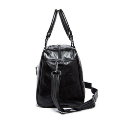 Leather Men Large Travel Bag Business Weekender Bag For Men