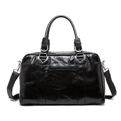 Leather Men Large Travel Bag Business Weekender Bag For Men