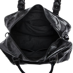 Leather Men Large Travel Bag Business Weekender Bag For Men