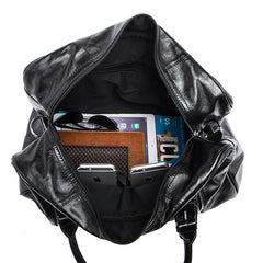 Leather Men Large Travel Bag Business Weekender Bag For Men