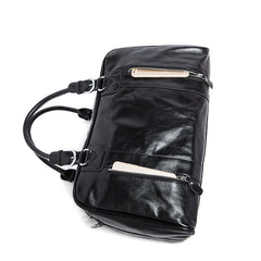 Leather Men Large Travel Bag Business Weekender Bag For Men