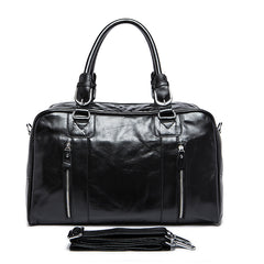 Leather Men Large Travel Bag Business Weekender Bag For Men