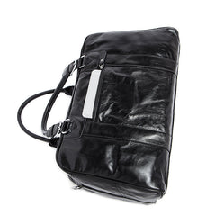 Leather Men Large Travel Bag Business Weekender Bag For Men