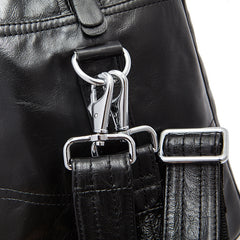 Leather Men Large Travel Bag Business Weekender Bag For Men