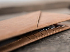 Leather Men Long Wallets for Travel Wallet Bifold Passport Wallets for Men