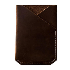 Leather Men Slim Small Card Wallet Change Small Wallet for Men