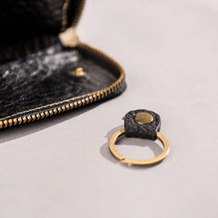 Leather Men Small Key Wallet Bifold Small Keyring billfold Wallet for Men