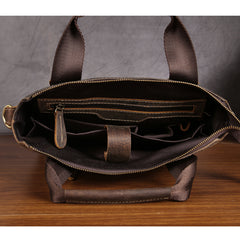 Vintage Leather Men Briefcases Work Bag Business Bag Laptop Bag For Men