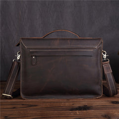 Leather Vintage Mens Briefcase Lawyer Briefcase Laptop Briefcase Business Briefcase For Men