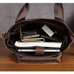 Vintage Leather Men Briefcases Work Bag Business Bag Laptop Bag For Men