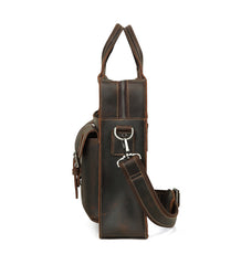 Leather Vintage Mens Briefcase Lawyer Briefcases Laptop Briefcase Business Briefcase For Men