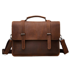 Leather Vintage Mens Briefcases Lawyer Briefcase Laptop Briefcase Business Briefcase For Men