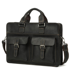 Leather Vintage Mens Briefcase Lawyer Briefcases Laptop Briefcase Business Briefcase For Men