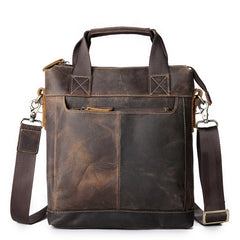 Vintage Leather Men Briefcases Work Bag Business Bag Laptop Bag For Men
