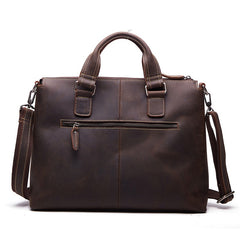 Vintage Leather Men Briefcase Work Bag Business Bag Laptop Bags For Men