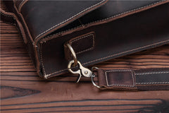 Leather Vintage Mens Briefcase Lawyer Briefcase Laptop Briefcase Business Briefcase For Men