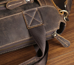 Vintage Leather Men Briefcases Work Bag Business Bag Laptop Bag For Men