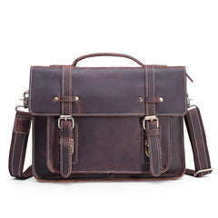 Leather Vintage Mens Briefcase Lawyer Briefcase Laptop Briefcase Business Briefcase For Men