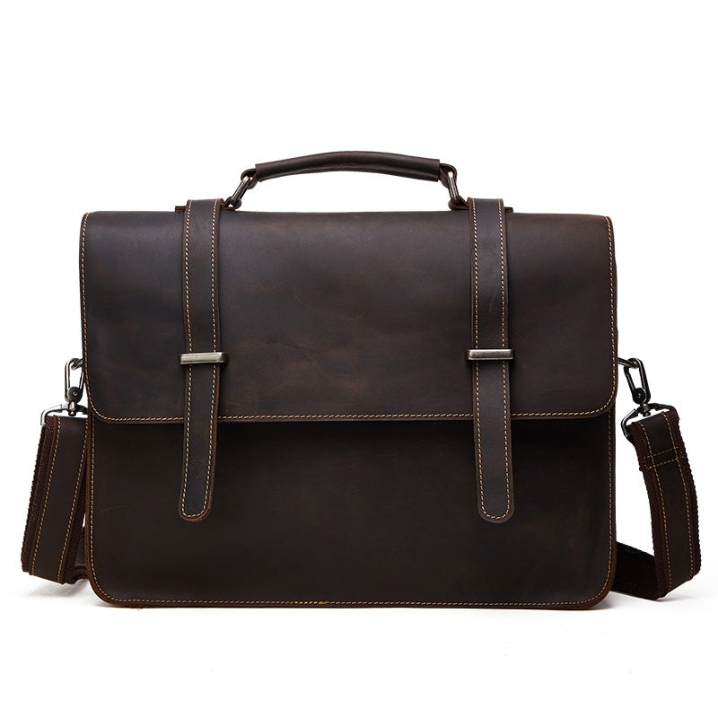 Leather Vintage Mens Briefcases Lawyer Briefcase Laptop Briefcase Business Briefcase For Men