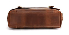 Leather Mens 13inch Laptop Bag Briefcase Work Handbag Business Bag for Men